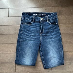 American Eagle Outfitters Dark Blue Women's Jeans